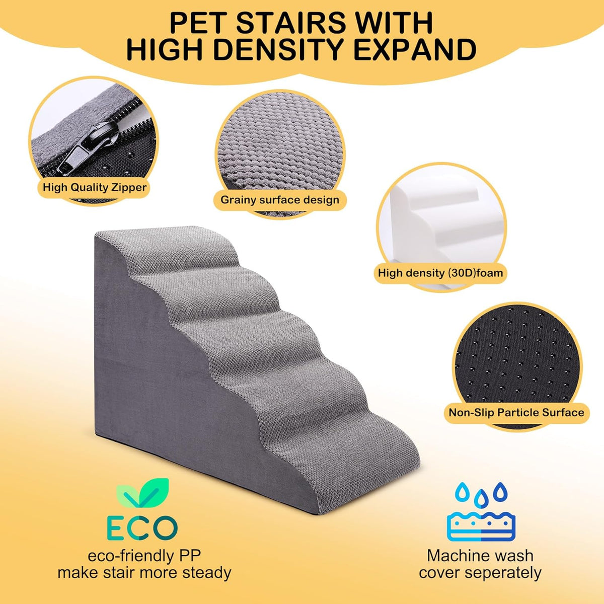 Dog Stairs Ramp for Bed