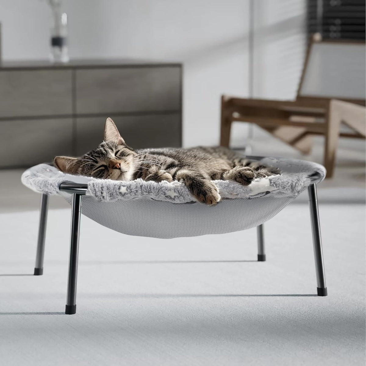 Elevated Glow-In-The-Dark Cat Bed